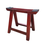 Maxbell Wooden Guzheng Stand Sturdy Stable Guzheng Holder for Stage Beginner Travel Red