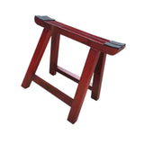 Maxbell Wooden Guzheng Stand Sturdy Stable Guzheng Holder for Stage Beginner Travel Red