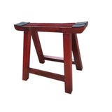 Maxbell Wooden Guzheng Stand Sturdy Stable Guzheng Holder for Stage Beginner Travel Red