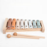 Maxbell 8x Xylophone Maracas Percussion Toy Set for Preschool Age 2-4 Birthday Gifts