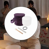 Maxbell Singing Bowls Set with Mallets Meditation Sound Bowl Carry Case Relaxing Kit 8 inch Set
