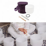 Maxbell Singing Bowls Set with Mallets Meditation Sound Bowl Carry Case Relaxing Kit 9 inch Set