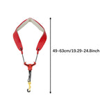 Maxbell Saxophone Neck Strap Comfortable Universal Adjustable Length Wind Instrument Red