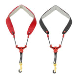 Maxbell Saxophone Neck Strap Comfortable Universal Adjustable Length Wind Instrument Red