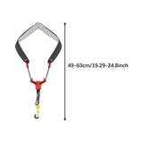Maxbell Saxophone Neck Strap Comfortable Universal Adjustable Length Wind Instrument Black