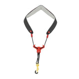 Maxbell Saxophone Neck Strap Comfortable Universal Adjustable Length Wind Instrument Black