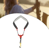 Maxbell Saxophone Neck Strap Comfortable Universal Adjustable Length Wind Instrument Black