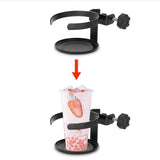 Maxbell Mic Stand Drink Holder Versatile Cup Carrier for Tea Cup Coffee Bottle