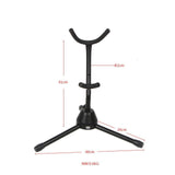 Maxbell Saxophone Stand Triangle Base Accessories Folding Soft Rubber Sponge Padding