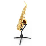 Maxbell Saxophone Stand Triangle Base Accessories Folding Soft Rubber Sponge Padding