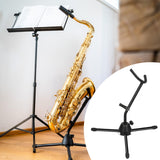 Maxbell Saxophone Stand Triangle Base Accessories Folding Soft Rubber Sponge Padding