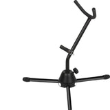 Maxbell Saxophone Stand Triangle Base Accessories Folding Soft Rubber Sponge Padding