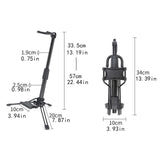 Maxbell Electroblowing Pipe Bracket Metal Universal Rack for Classical Guitar