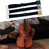 Maxbell Cello Endpin Anchor Portable Stable Adjustable Strap for Performance Concert Black