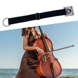 Maxbell Cello Endpin Anchor Portable Stable Adjustable Strap for Performance Concert Stripe