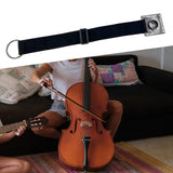 Maxbell Cello Endpin Anchor Portable Stable Adjustable Strap for Performance Concert Stripe