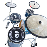 Maxbell Drum Mute Pads 10 12 14 16 inch Home Drum Sound Dampening Pads Practice Pads with 3 Cymbal Mutes