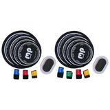 Maxbell Drum Mute Pads 10 12 14 16 inch Home Drum Sound Dampening Pads Practice Pads with 3 Cymbal Mutes