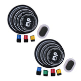 Maxbell Drum Mute Pads 10 12 14 16 inch Home Drum Sound Dampening Pads Practice Pads with 3 Cymbal Mutes