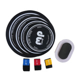 Maxbell Drum Mute Pads 10 12 14 16 inch Home Drum Sound Dampening Pads Practice Pads with 3 Cymbal Mutes