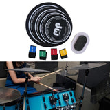Maxbell Drum Mute Pads 10 12 14 16 inch Home Drum Sound Dampening Pads Practice Pads with 4 Cymbal Mutes