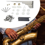 Maxbell Alto Sax Maintenance Kit Sturdy Metal Replace Wind Musical Instrument Parts