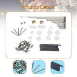 Maxbell Alto Sax Maintenance Kit Sturdy Metal Replace Wind Musical Instrument Parts