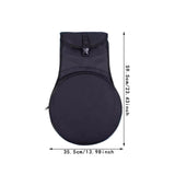 Maxbell 12" Dumb Drum Bag Oxford Cloth with Zipper Padded for Dumb Drum Practicing Pad