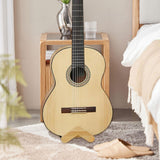 Maxbell Wooden Guitar Stand Adjustable Width Stable Guitar Holder for Home Household L