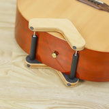 Maxbell Wooden Guitar Stand Adjustable Width Stable Guitar Holder for Home Household L