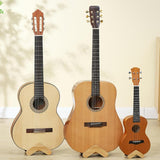 Maxbell Wooden Guitar Stand Adjustable Width Stable Guitar Holder for Home Household M