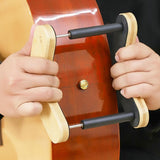 Maxbell Wooden Guitar Stand Adjustable Width Stable Guitar Holder for Home Household S
