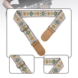 Maxbell Ukulele Strap Soft Guitar Back Strap for String Instruments Concert Baritone S113I