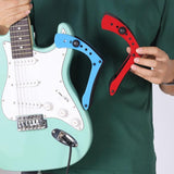 Maxbell Electric Guitar Rest Stand Foot Stool for Stage Performance Musician Concert Black