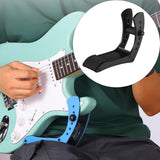Maxbell Electric Guitar Rest Stand Foot Stool for Stage Performance Musician Concert Black