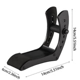 Maxbell Electric Guitar Rest Stand Foot Stool for Stage Performance Musician Concert Black