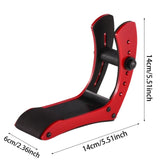 Maxbell Electric Guitar Rest Stand Foot Stool for Stage Performance Musician Concert Red