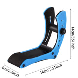 Maxbell Electric Guitar Rest Stand Foot Stool for Stage Performance Musician Concert Blue