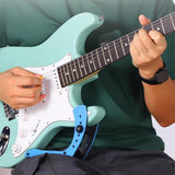 Maxbell Electric Guitar Rest Stand Foot Stool for Stage Performance Musician Concert Blue