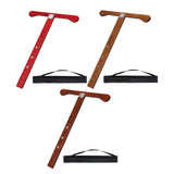 Maxbell Cello Endpin Anchor Wood Stopper Rest Holder Stand for Player Stage Beginner Red
