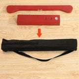 Maxbell Cello Endpin Anchor Wood Stopper Rest Holder Stand for Player Stage Beginner Red