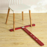 Maxbell Cello Endpin Anchor Wood Stopper Rest Holder Stand for Player Stage Beginner Red