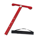Maxbell Cello Endpin Anchor Wood Stopper Rest Holder Stand for Player Stage Beginner Red
