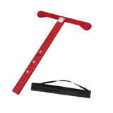 Maxbell Cello Endpin Anchor Wood Stopper Rest Holder Stand for Player Stage Beginner Red