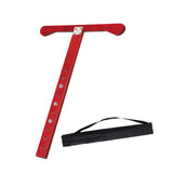 Maxbell Cello Endpin Anchor Wood Stopper Rest Holder Stand for Player Stage Beginner Red