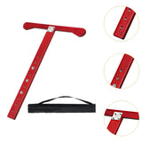 Maxbell Cello Endpin Anchor Wood Stopper Rest Holder Stand for Player Stage Beginner Red