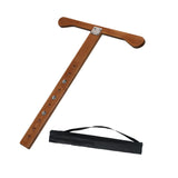 Maxbell Cello Endpin Anchor Wood Stopper Rest Holder Stand for Player Stage Beginner Light Brown