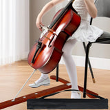 Maxbell Cello Endpin Anchor Wood Stopper Rest Holder Stand for Player Stage Beginner Dark Brown