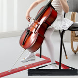 Maxbell Cello Endpin Anchor Lightweight Wood Floor Protector for Concert Show Red