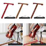 Maxbell Cello Endpin Anchor Lightweight Wood Floor Protector for Concert Show Red